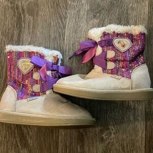 Girls Stride Rite Disney Frozen boots, sz 10